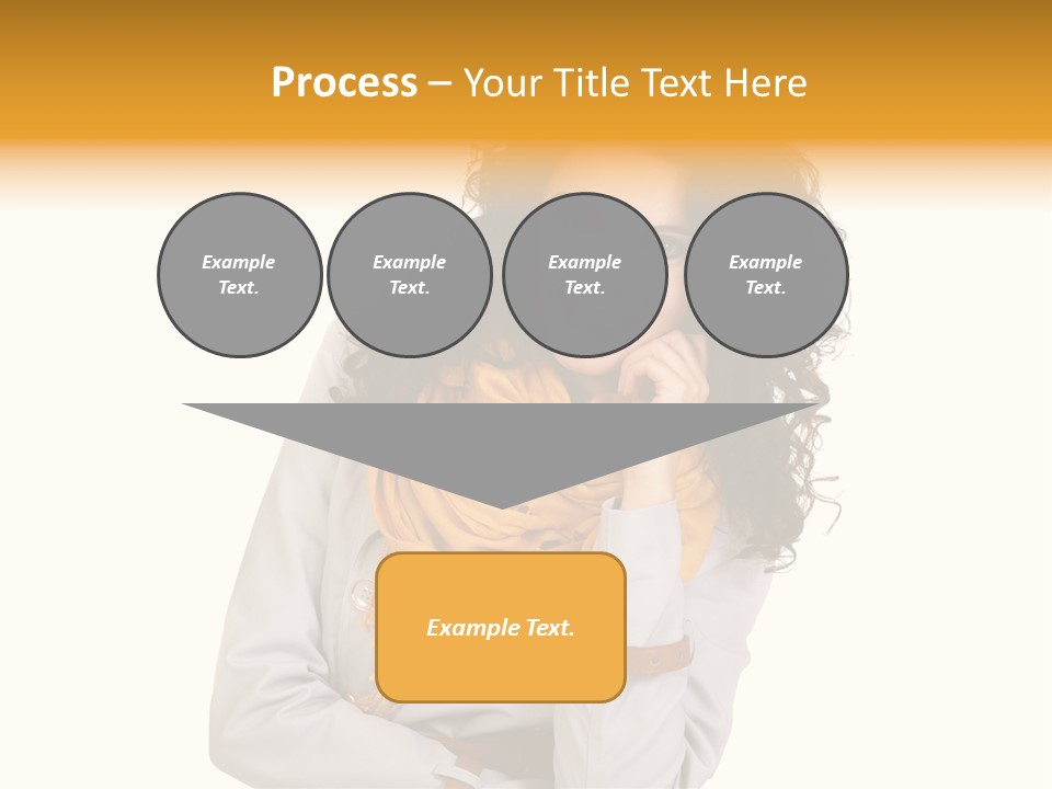 Eyes Woman One PowerPoint Template