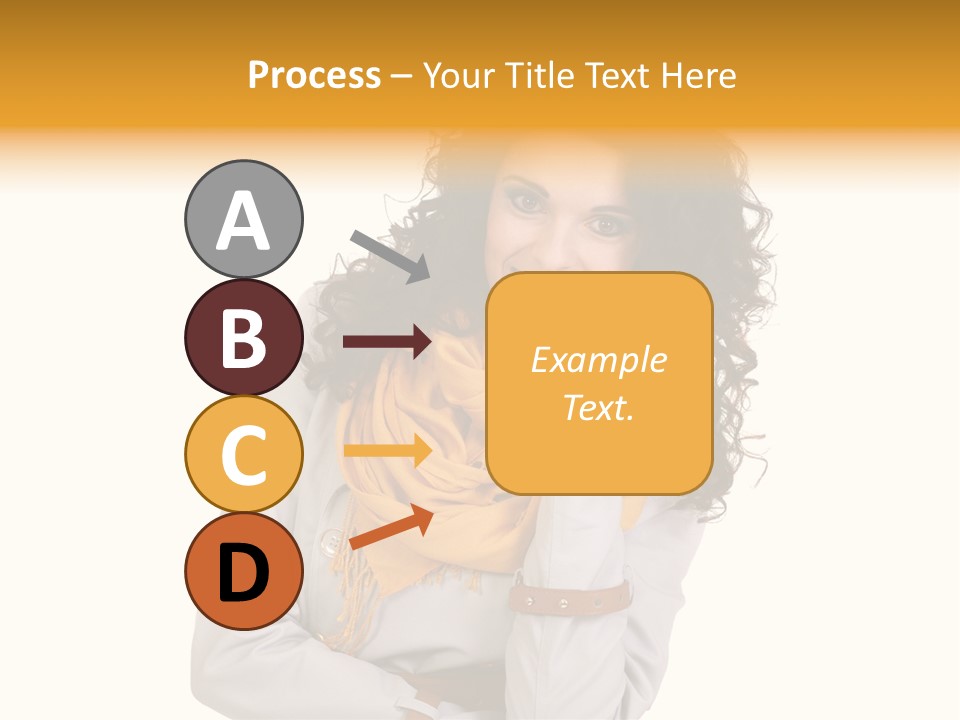 Eyes Woman One PowerPoint Template