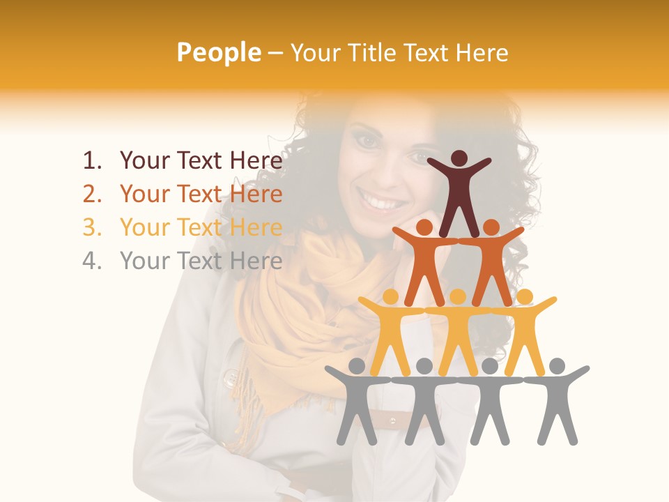 Eyes Woman One PowerPoint Template