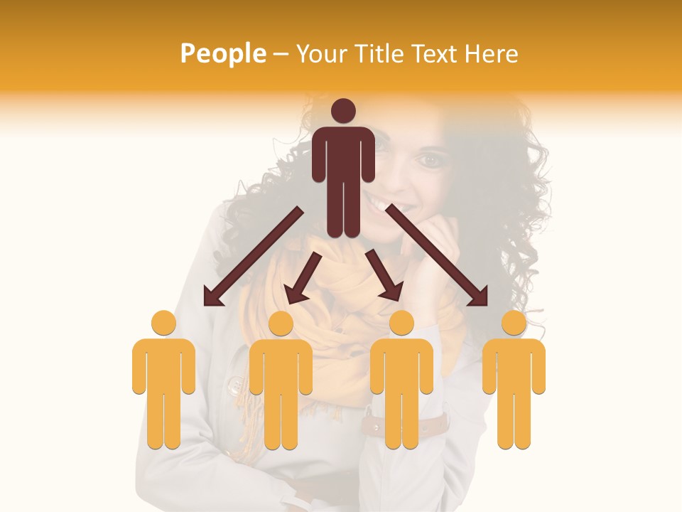 Eyes Woman One PowerPoint Template