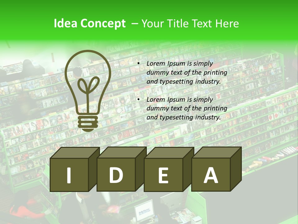 Buy Shop Dvd PowerPoint Template