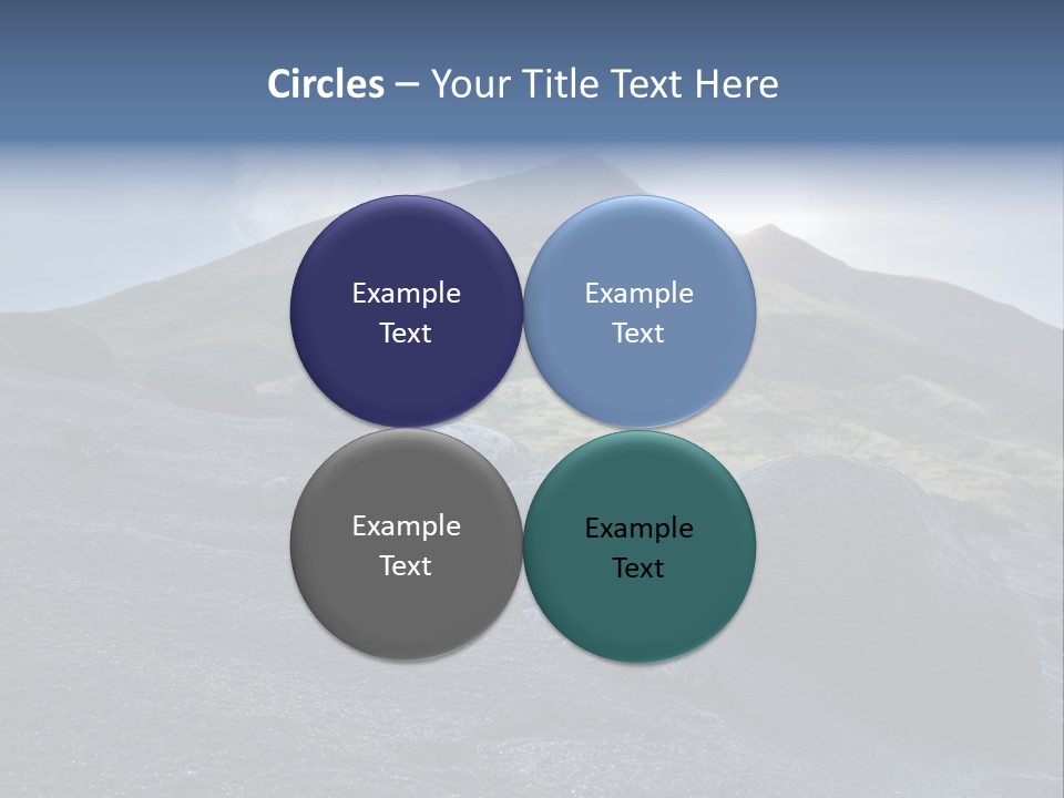 Fishing Park Village PowerPoint Template