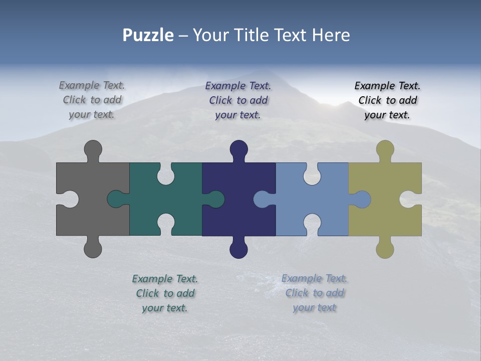 Fishing Park Village PowerPoint Template