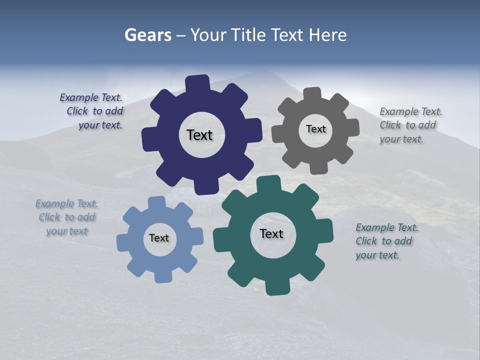 Fishing Park Village PowerPoint Template