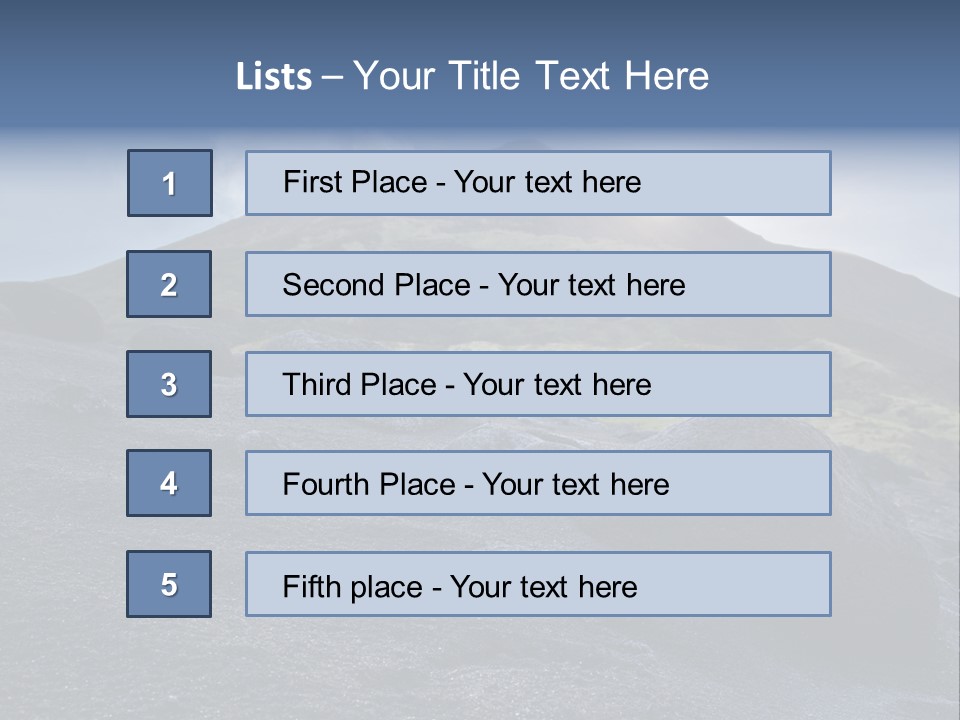 Fishing Park Village PowerPoint Template