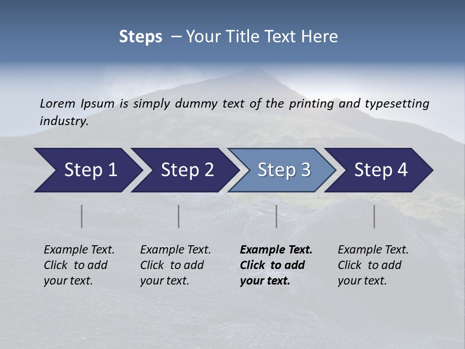 Fishing Park Village PowerPoint Template