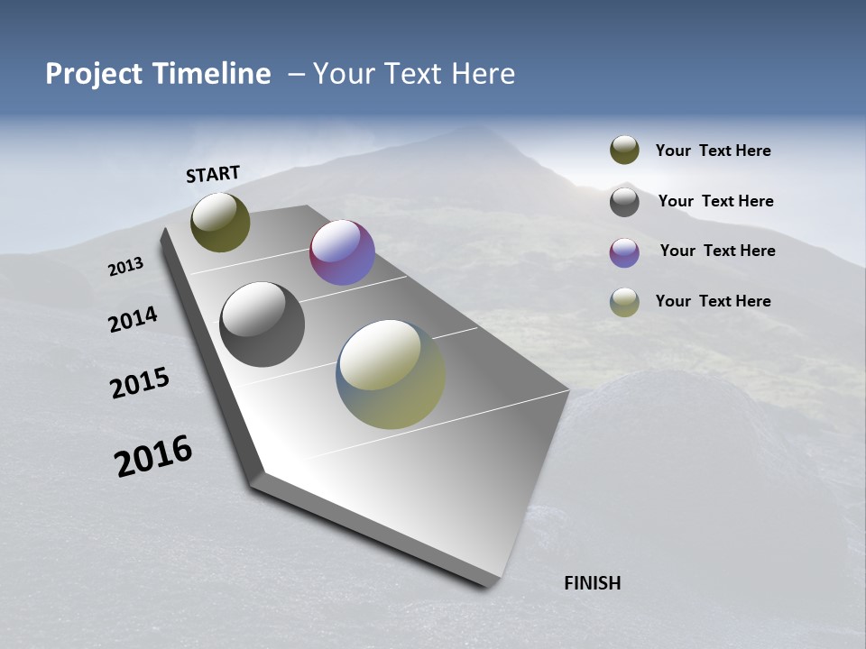 Fishing Park Village PowerPoint Template