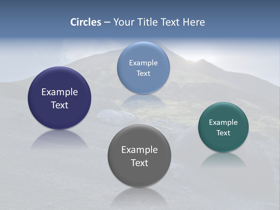 Fishing Park Village PowerPoint Template