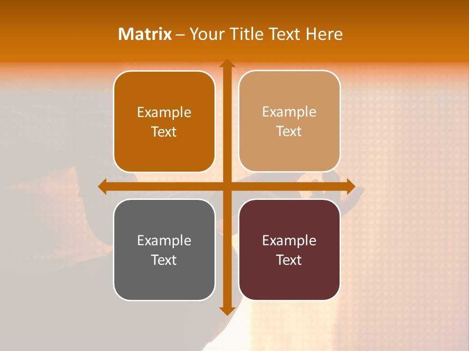 A Woman Sitting In A Yoga Position With Her Hands In The Air PowerPoint Template