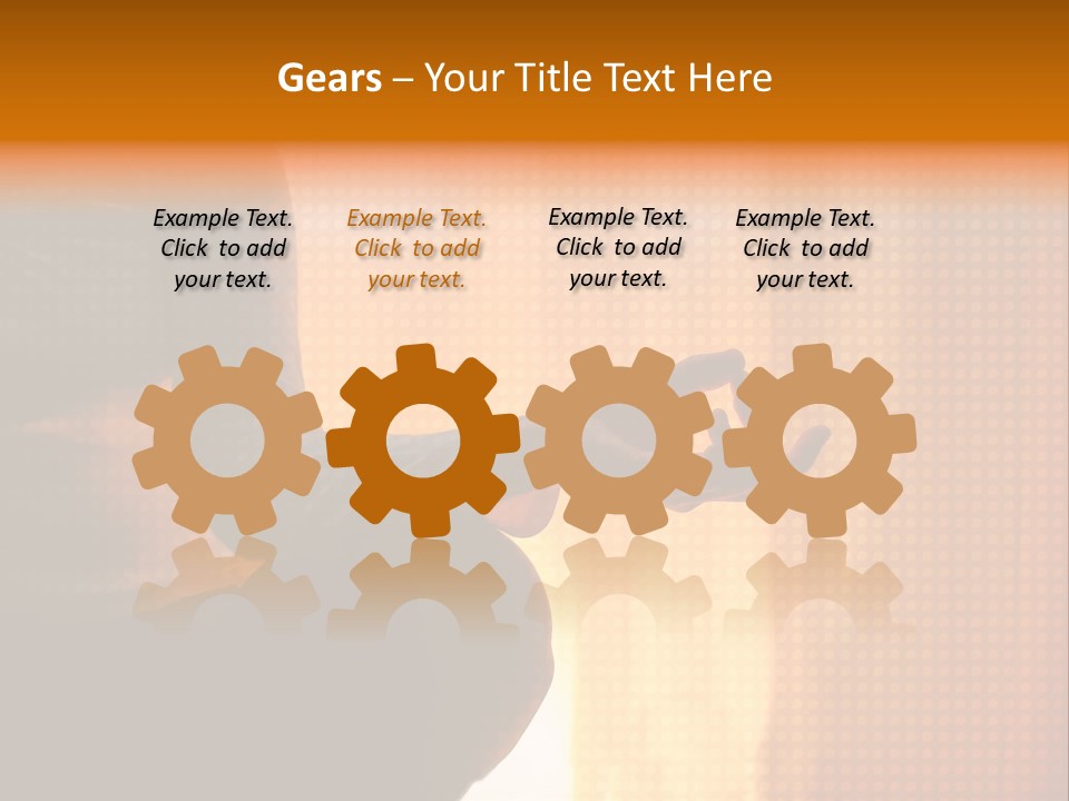 A Woman Sitting In A Yoga Position With Her Hands In The Air PowerPoint Template