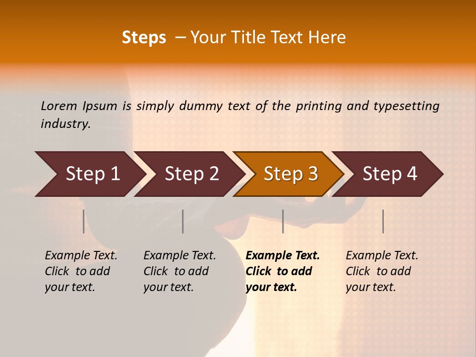 A Woman Sitting In A Yoga Position With Her Hands In The Air PowerPoint Template