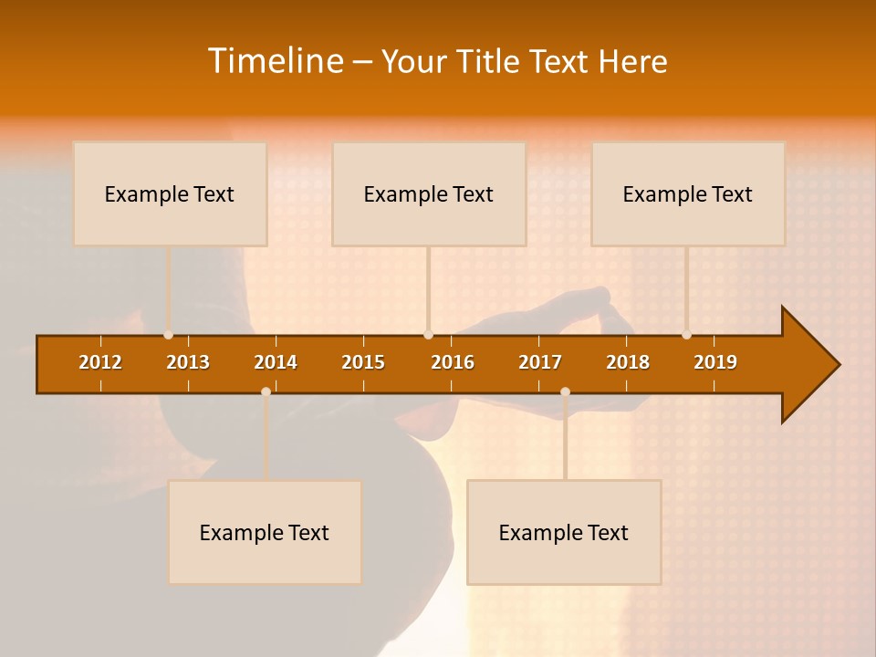 A Woman Sitting In A Yoga Position With Her Hands In The Air PowerPoint Template