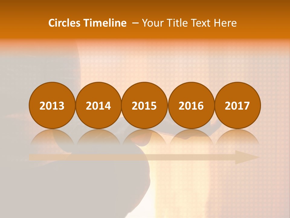 A Woman Sitting In A Yoga Position With Her Hands In The Air PowerPoint Template