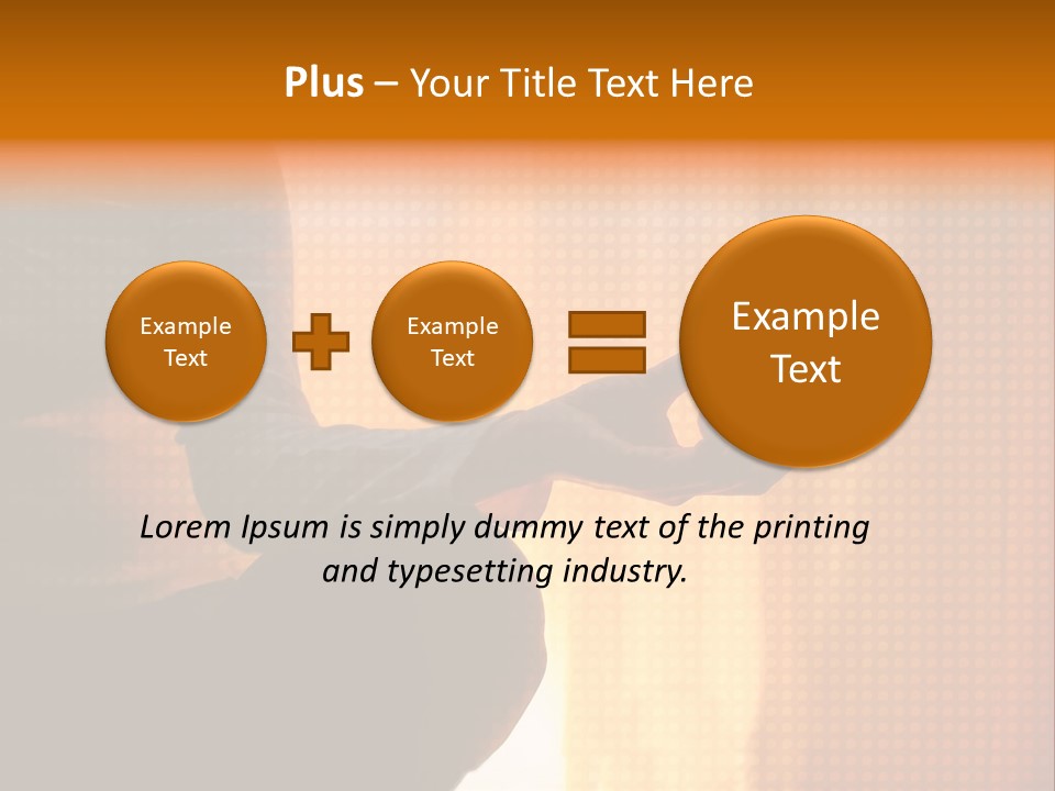 A Woman Sitting In A Yoga Position With Her Hands In The Air PowerPoint Template