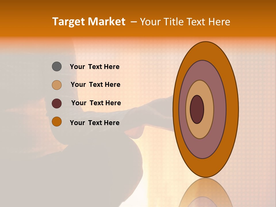 A Woman Sitting In A Yoga Position With Her Hands In The Air PowerPoint Template