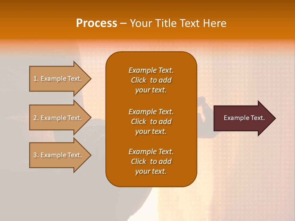 A Woman Sitting In A Yoga Position With Her Hands In The Air PowerPoint Template