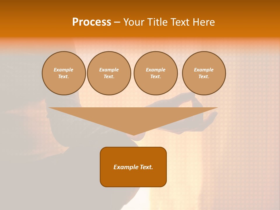 A Woman Sitting In A Yoga Position With Her Hands In The Air PowerPoint Template