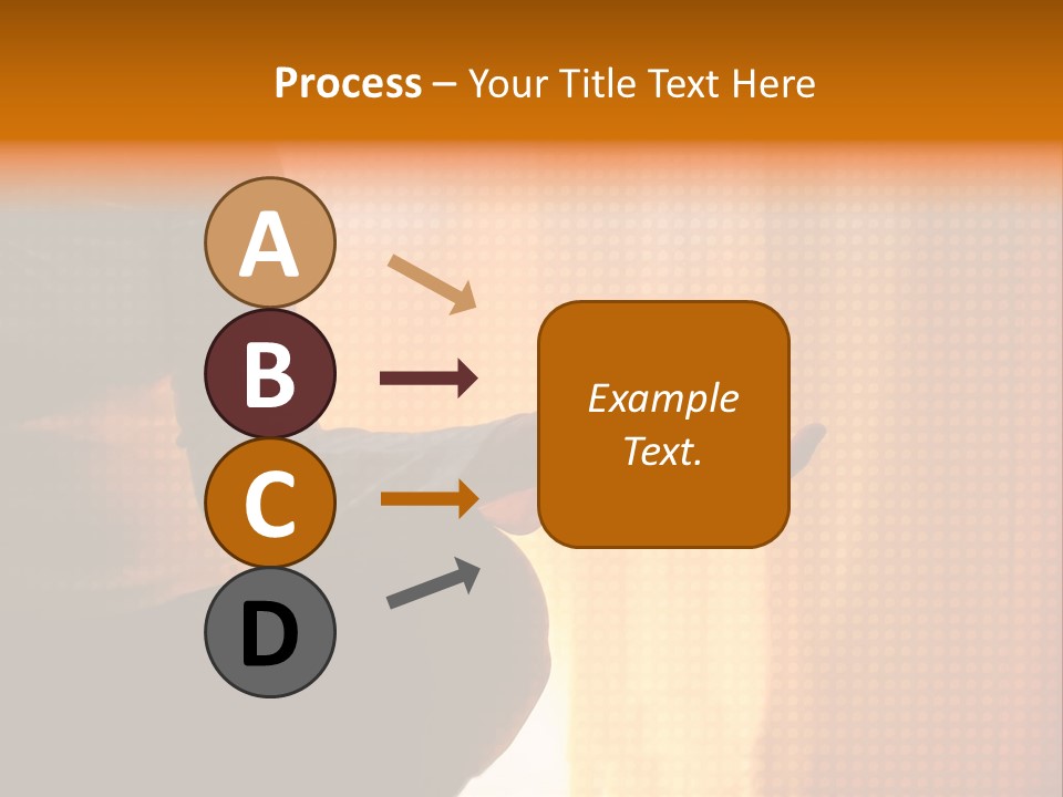 A Woman Sitting In A Yoga Position With Her Hands In The Air PowerPoint Template