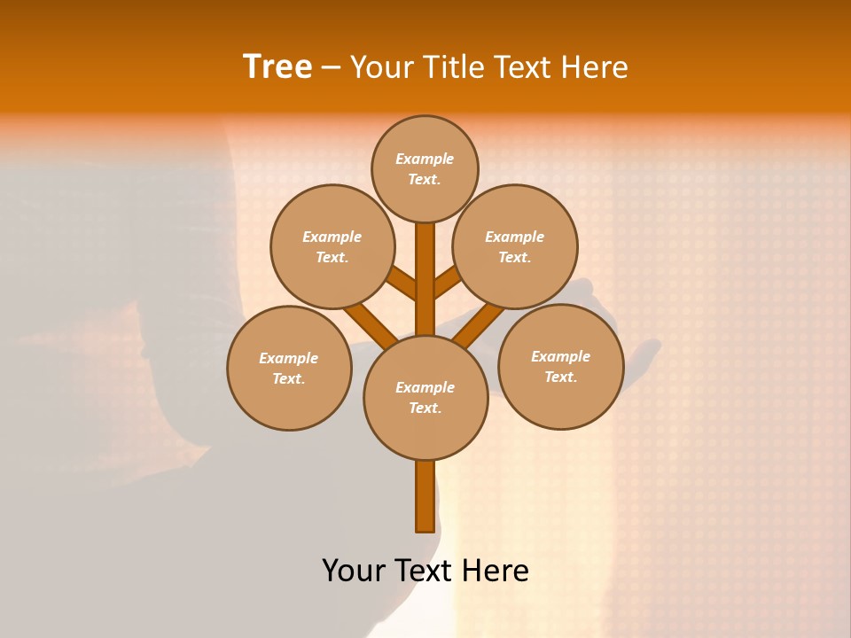 A Woman Sitting In A Yoga Position With Her Hands In The Air PowerPoint Template