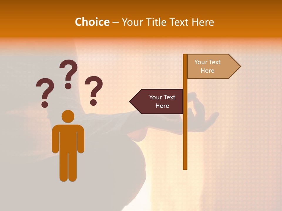 A Woman Sitting In A Yoga Position With Her Hands In The Air PowerPoint Template