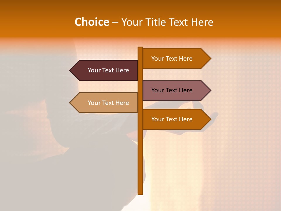 A Woman Sitting In A Yoga Position With Her Hands In The Air PowerPoint Template