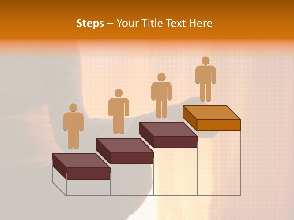 A Woman Sitting In A Yoga Position With Her Hands In The Air PowerPoint Template