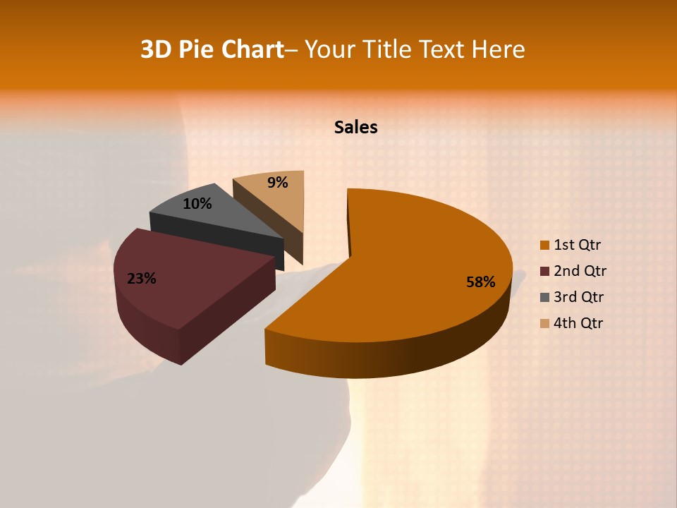 A Woman Sitting In A Yoga Position With Her Hands In The Air PowerPoint Template