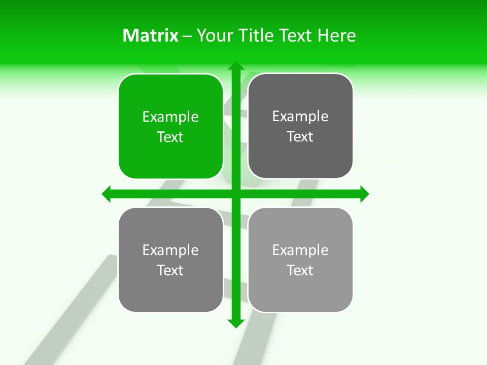 Selection White Symbol PowerPoint Template