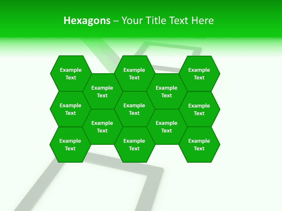 Selection White Symbol PowerPoint Template