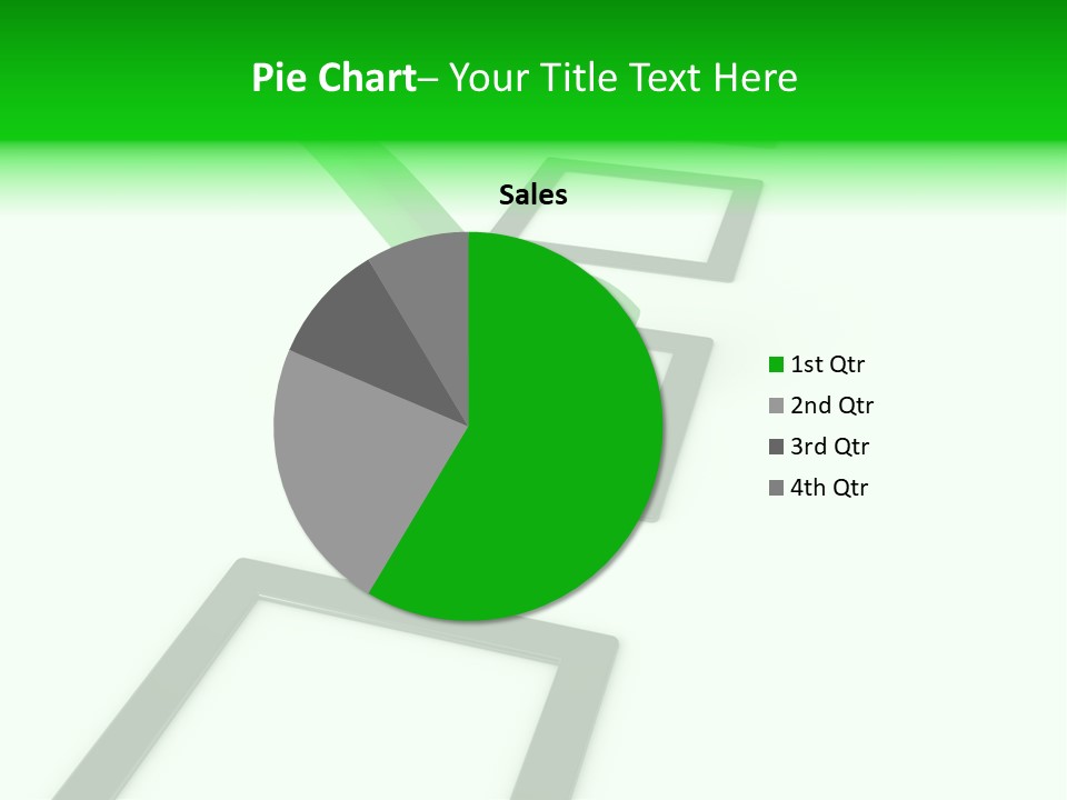 Selection White Symbol PowerPoint Template