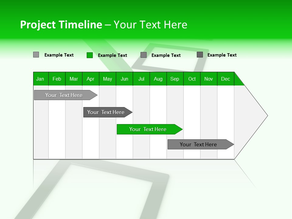 Selection White Symbol PowerPoint Template