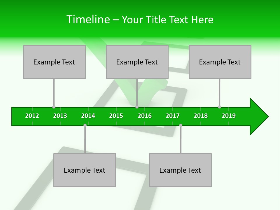 Selection White Symbol PowerPoint Template