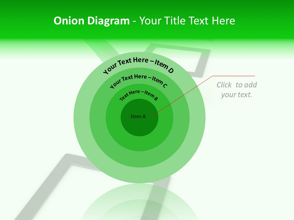 Selection White Symbol PowerPoint Template