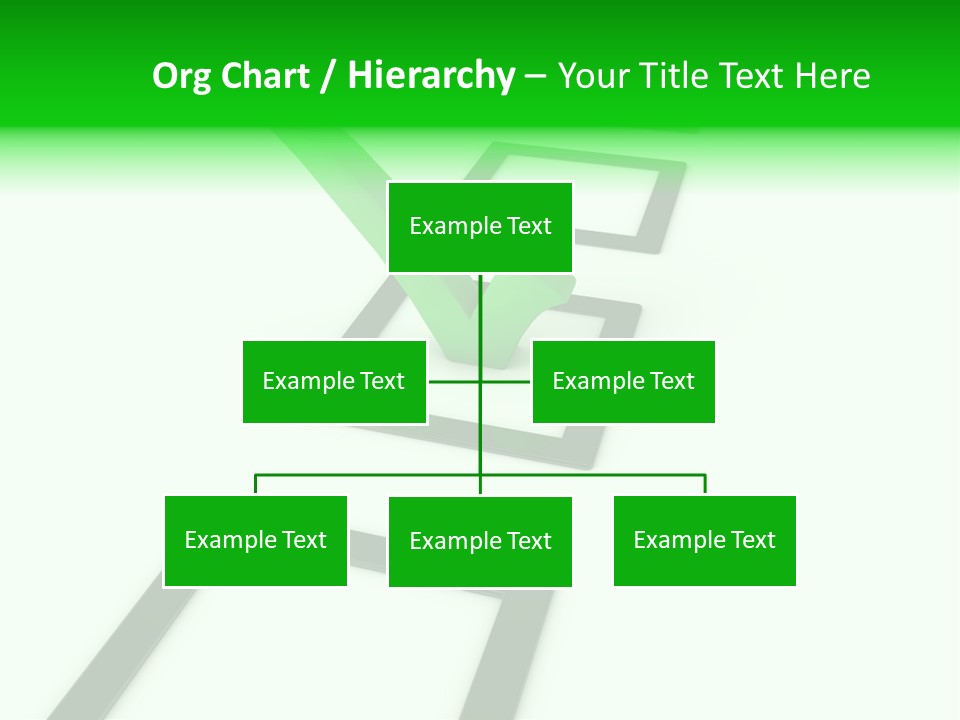 Selection White Symbol PowerPoint Template