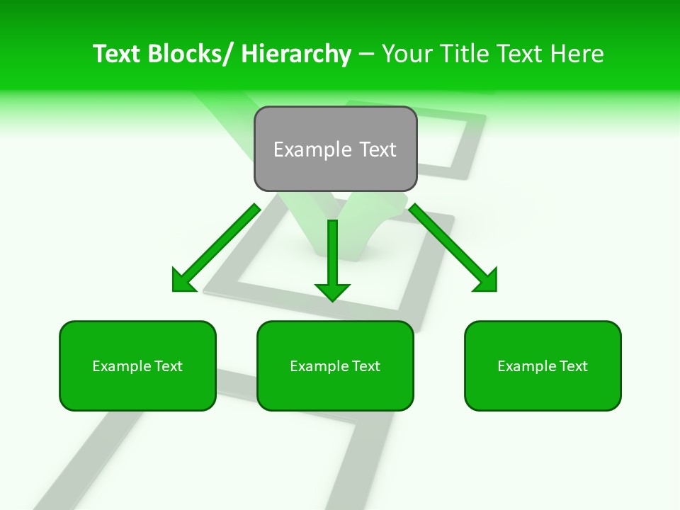 Selection White Symbol PowerPoint Template