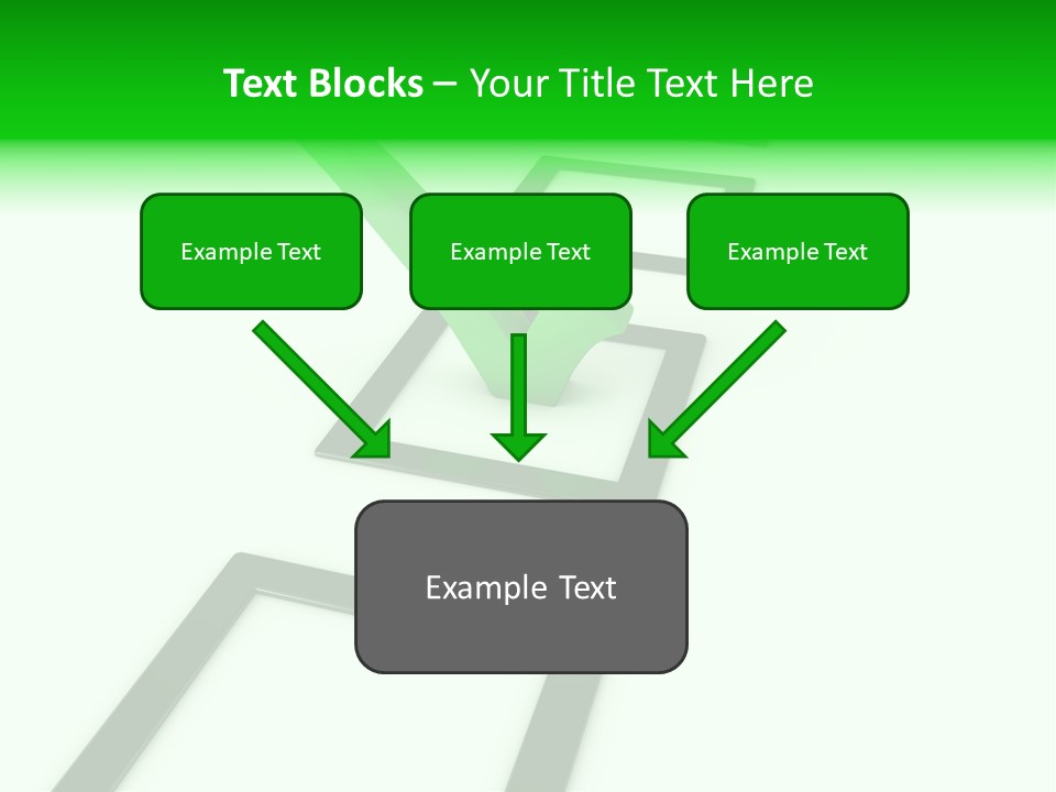 Selection White Symbol PowerPoint Template
