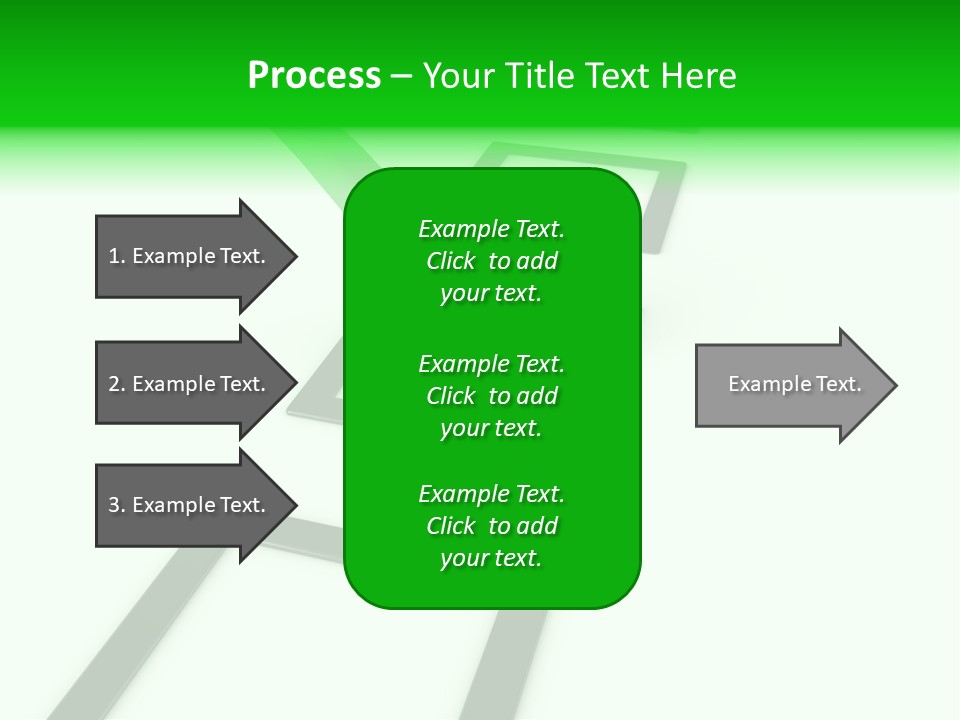 Selection White Symbol PowerPoint Template