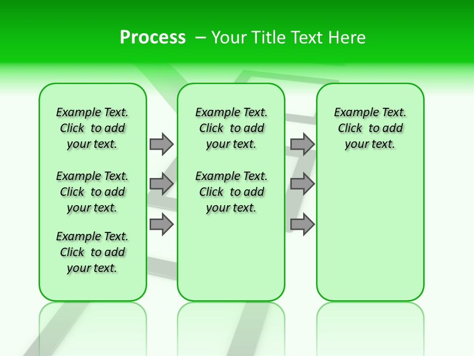 Selection White Symbol PowerPoint Template