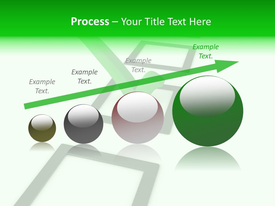 Selection White Symbol PowerPoint Template