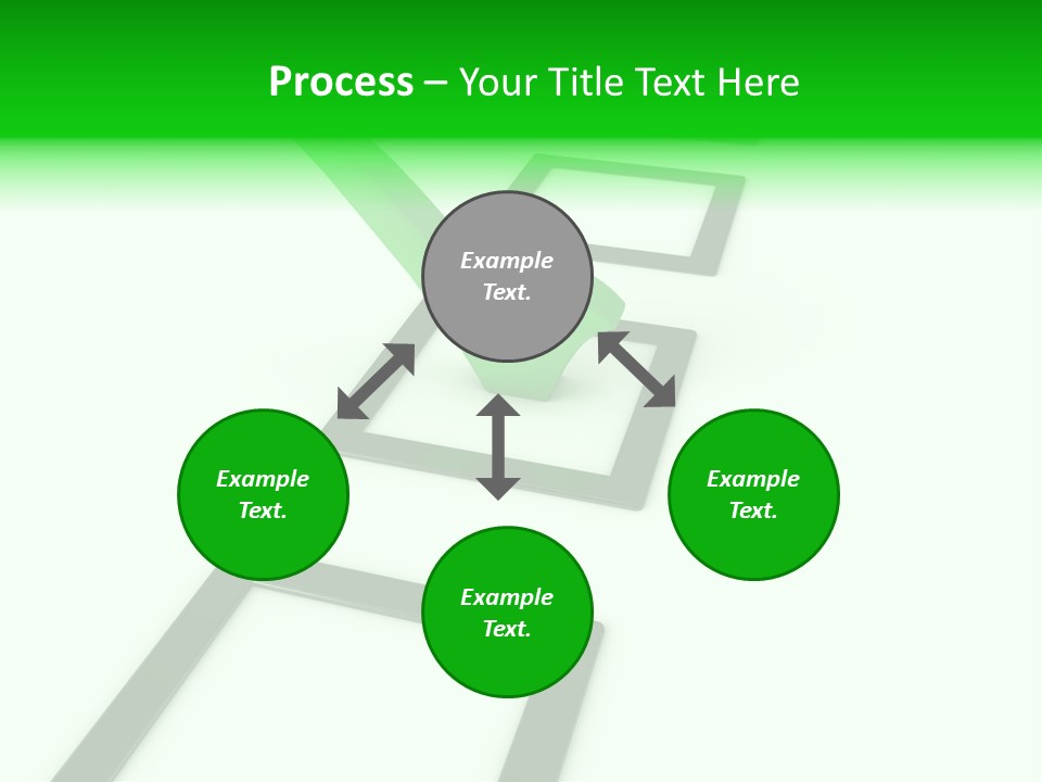 Selection White Symbol PowerPoint Template