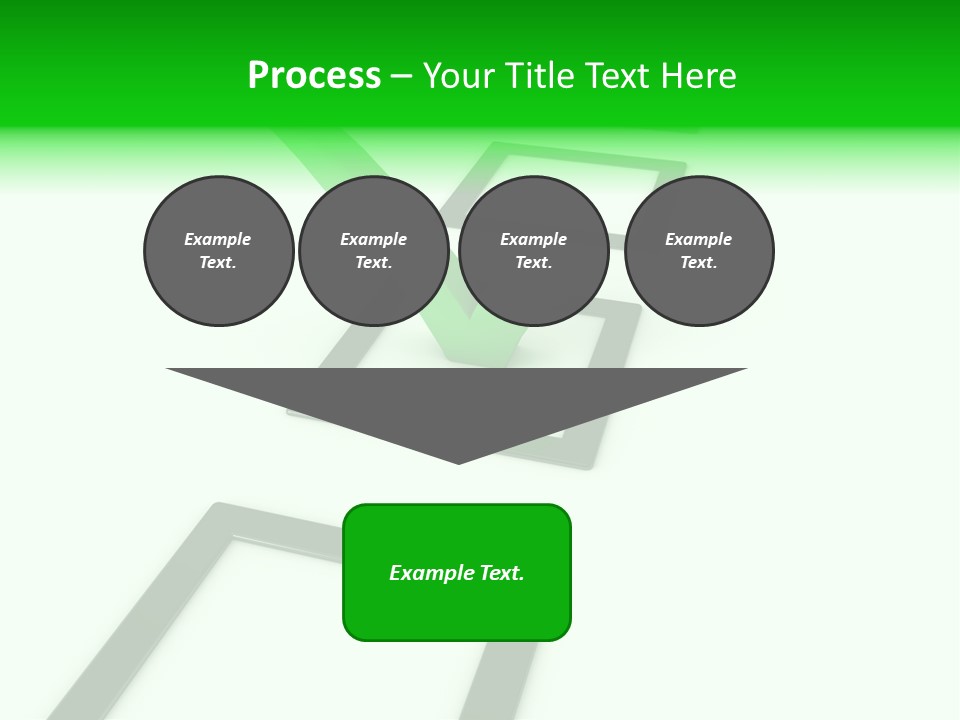 Selection White Symbol PowerPoint Template
