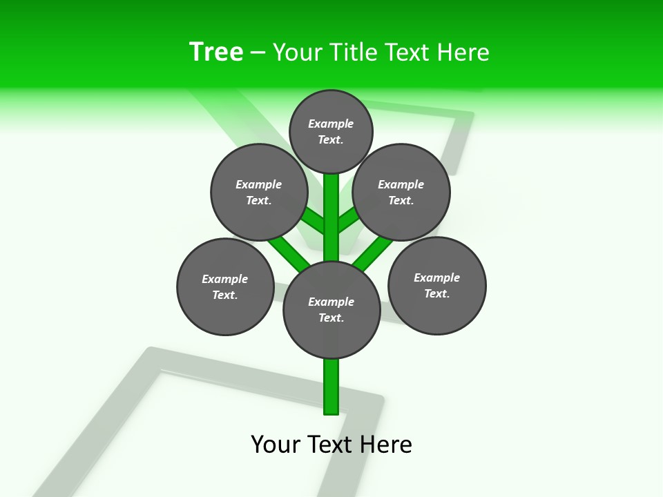 Selection White Symbol PowerPoint Template