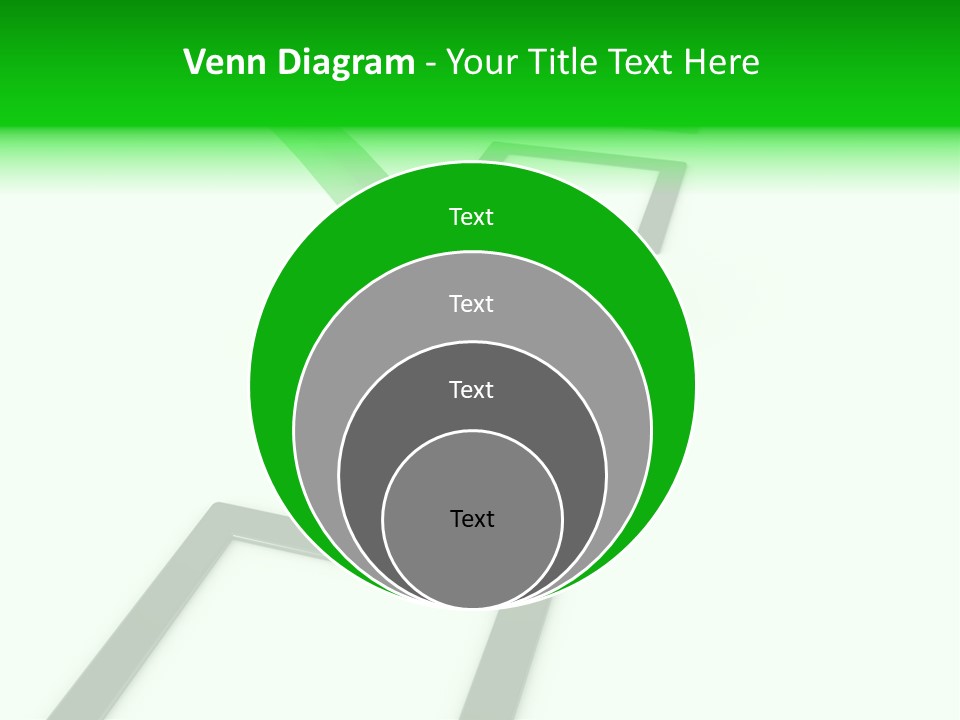 Selection White Symbol PowerPoint Template