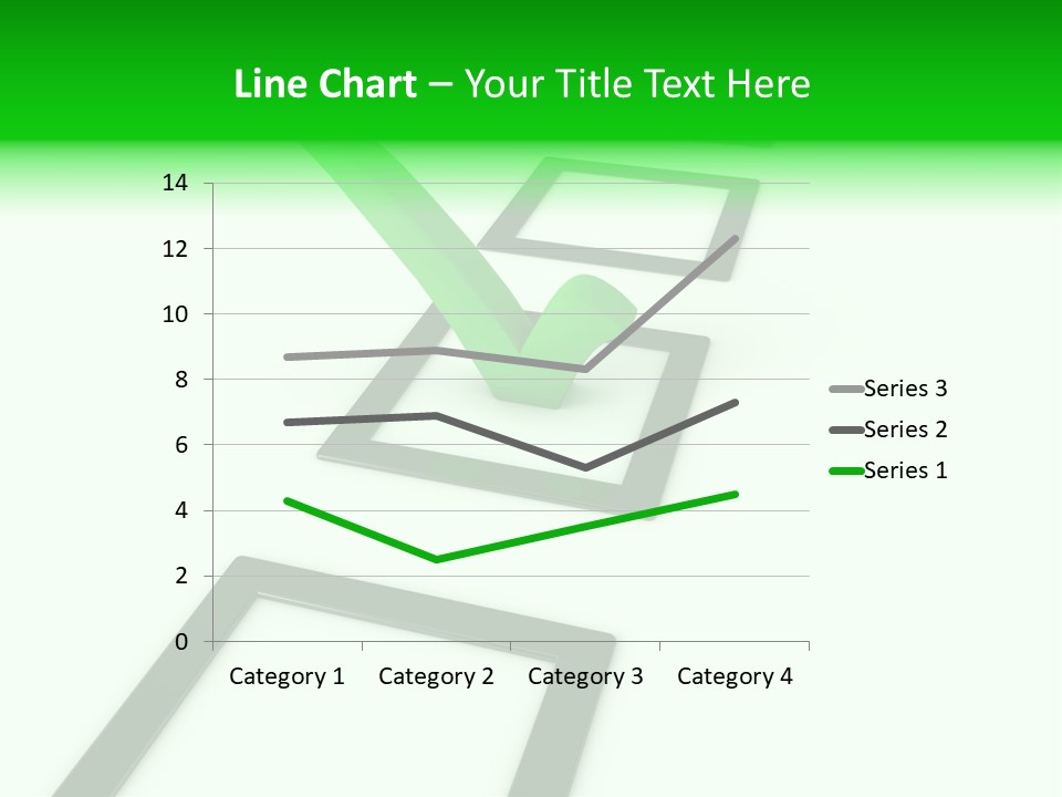 Selection White Symbol PowerPoint Template