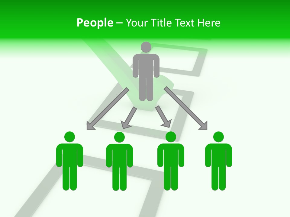 Selection White Symbol PowerPoint Template