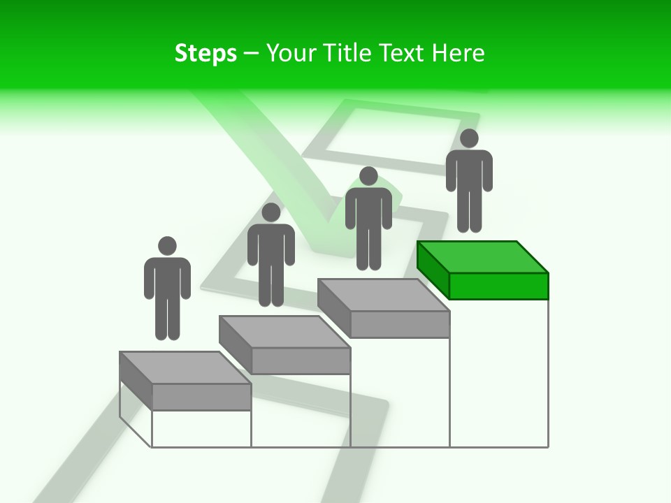 Selection White Symbol PowerPoint Template