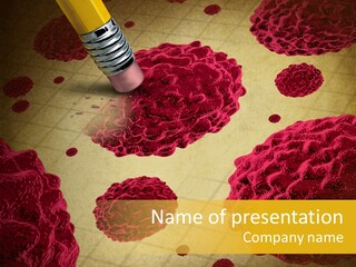 Immune System Erase Microscopic PowerPoint Template