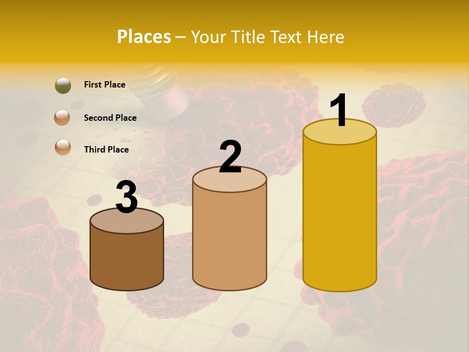 Immune System Erase Microscopic PowerPoint Template