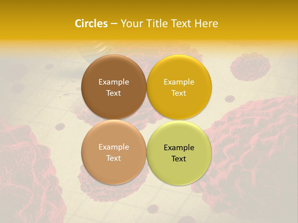 Immune System Erase Microscopic PowerPoint Template