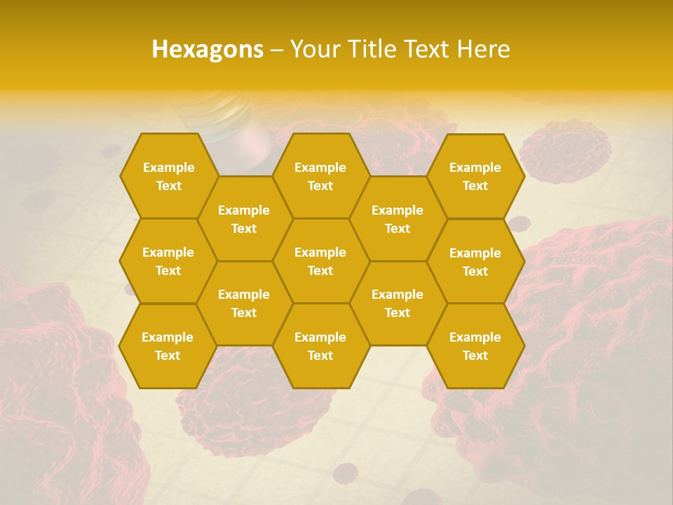 Immune System Erase Microscopic PowerPoint Template